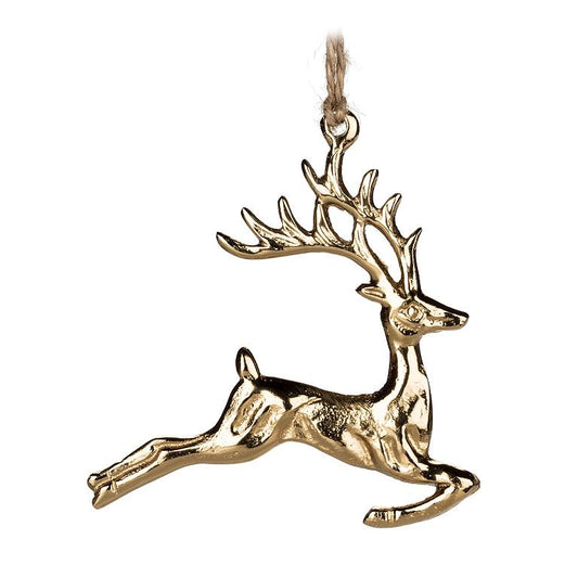 Simple Flat Deer Ornament