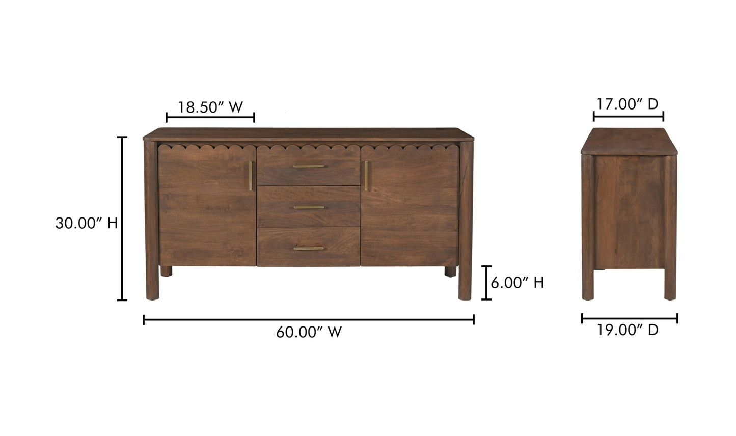 Wiley 3 Drawer Sideboard