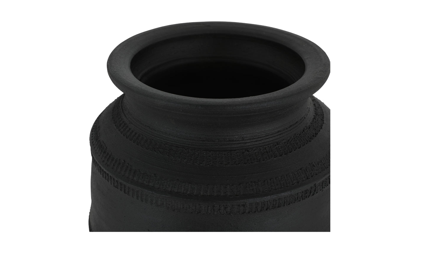 Astra Vessel | Black Terracotta