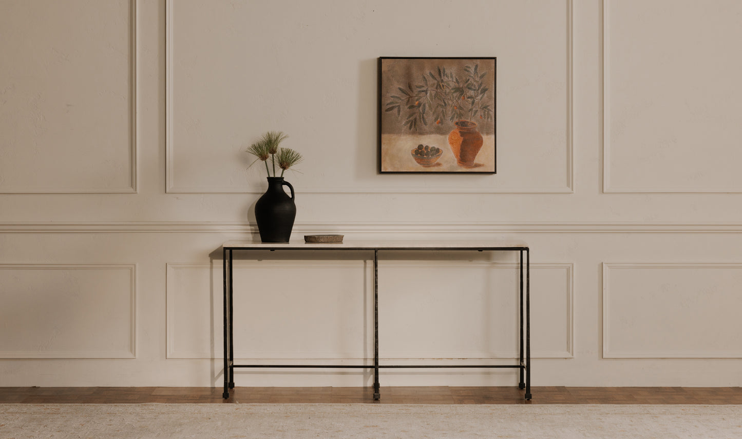 Lyra Vase | Black Terracotta