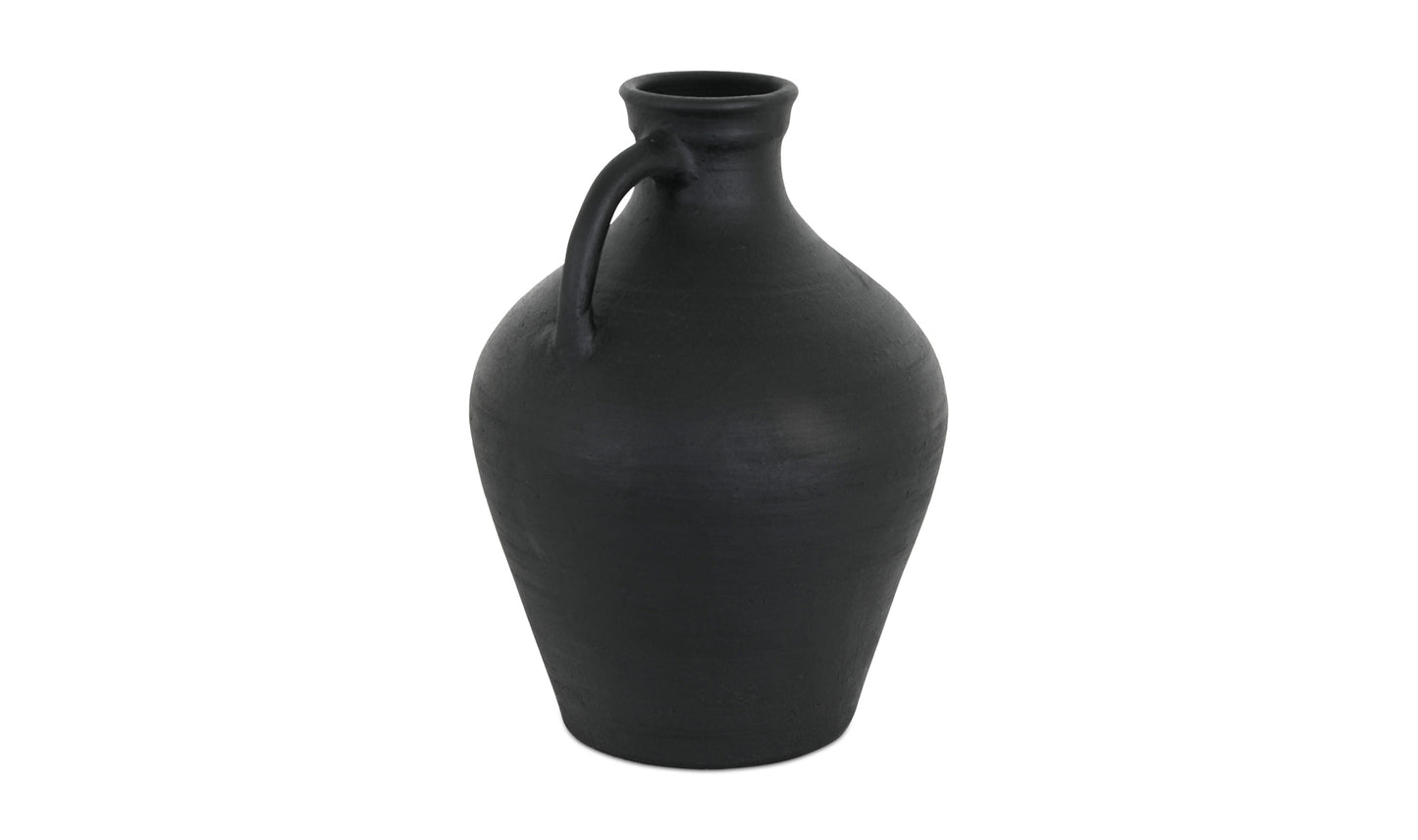 Lyra Vase | Black Terracotta