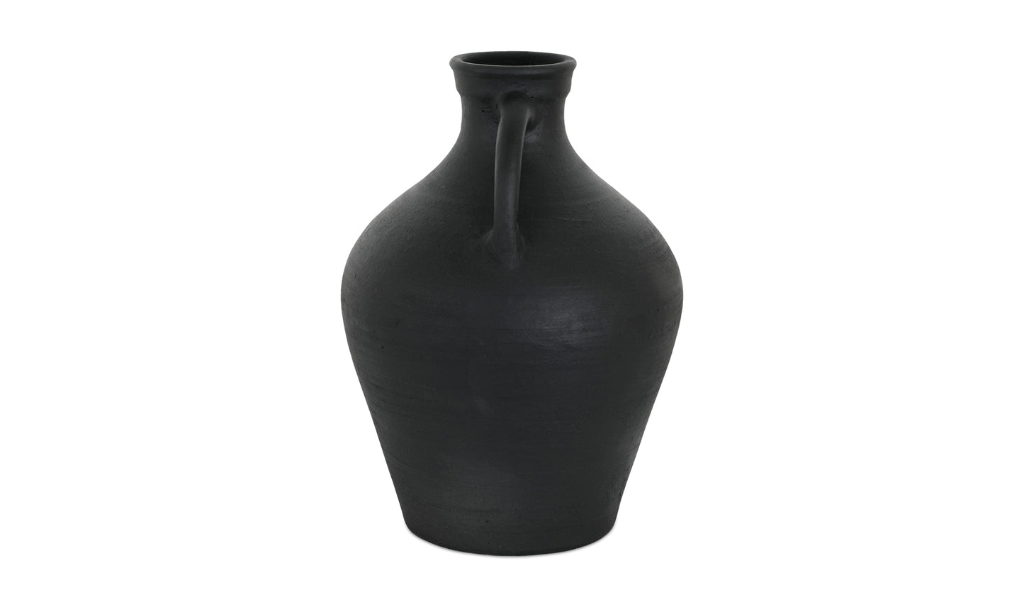 Lyra Vase | Black Terracotta