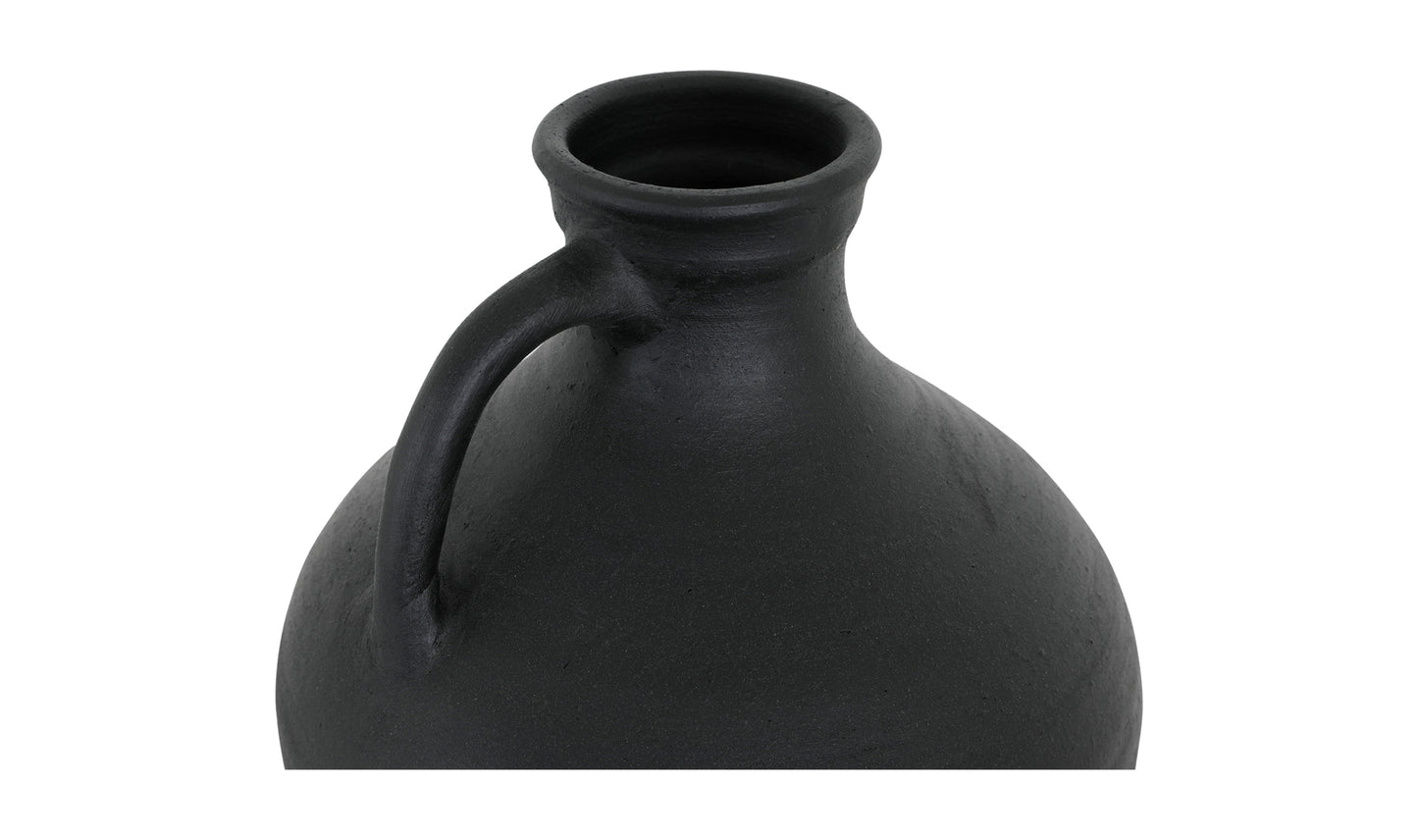 Lyra Vase | Black Terracotta
