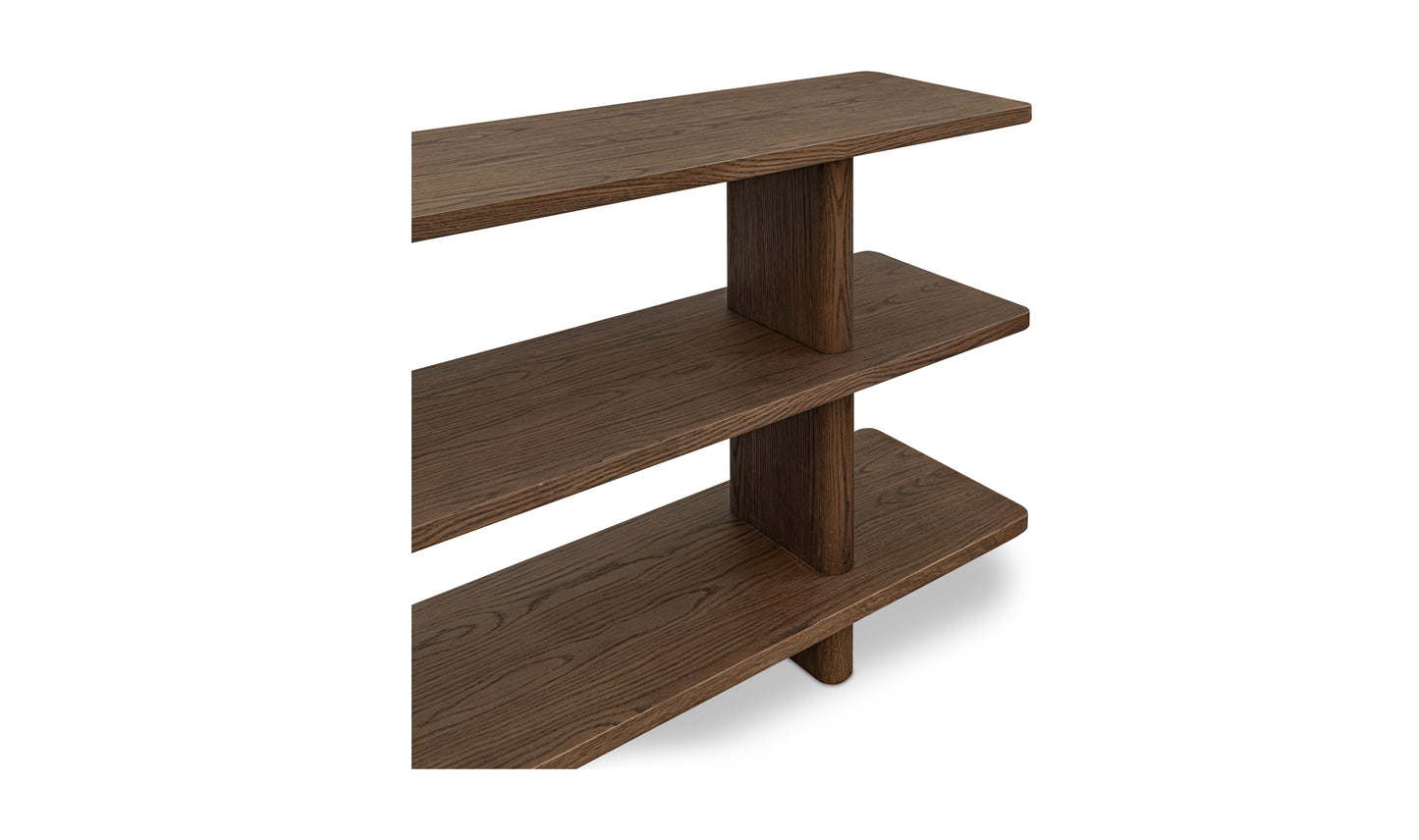 Casey Small Bookcase | Dark Brown