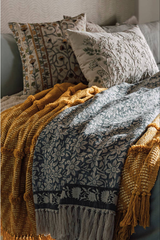 Heirloom Iris Throw