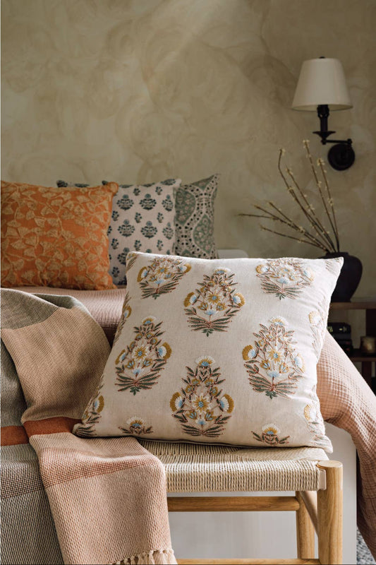 Tansy Patterned Pillow