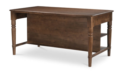 Russet Kitchen Island Brown