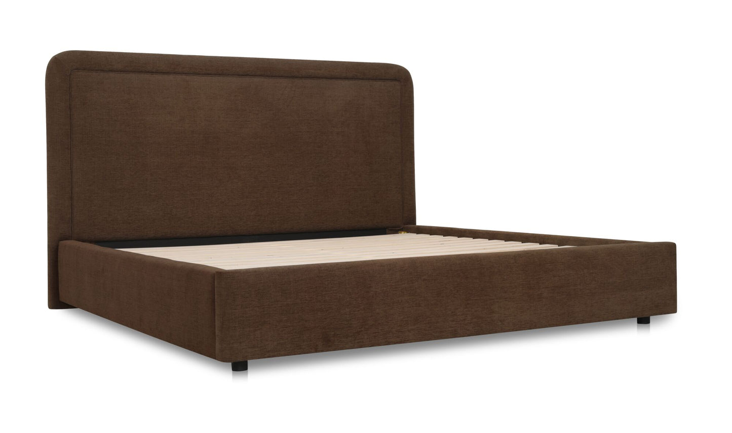 Simon Storage Bed Flecked Beige
