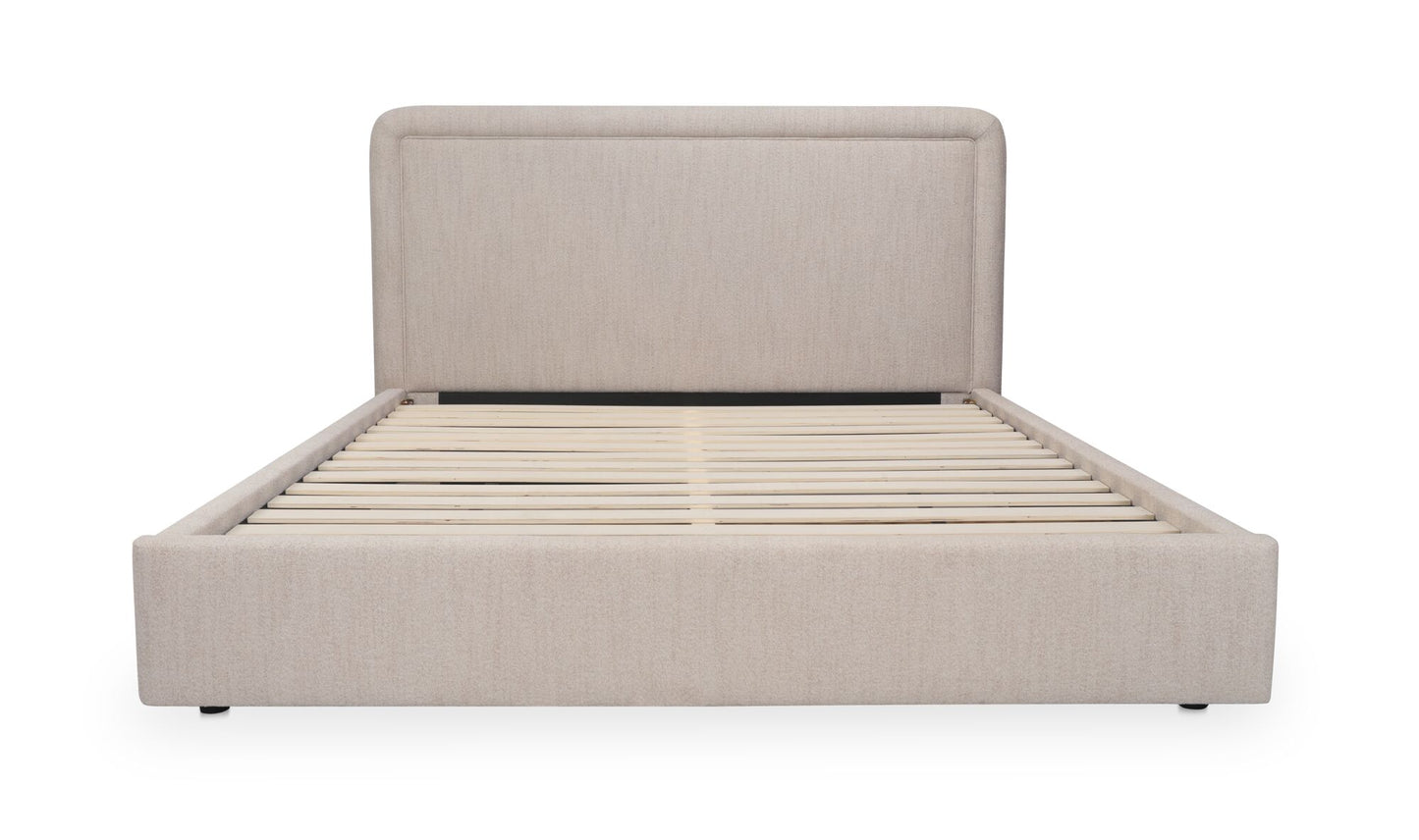 Simon Storage Bed Flecked Beige