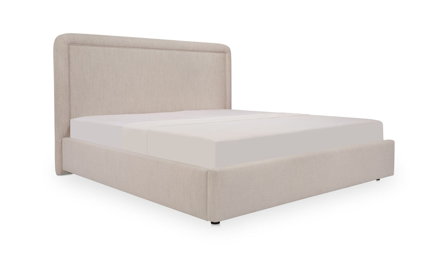 Simon Storage Bed Flecked Beige