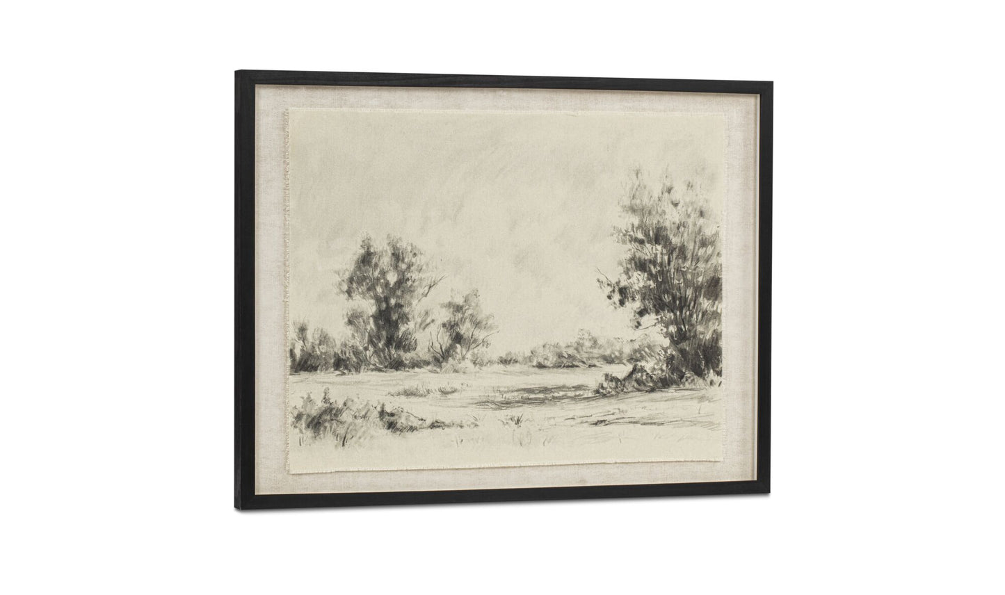 Briar Framed Print On Linen