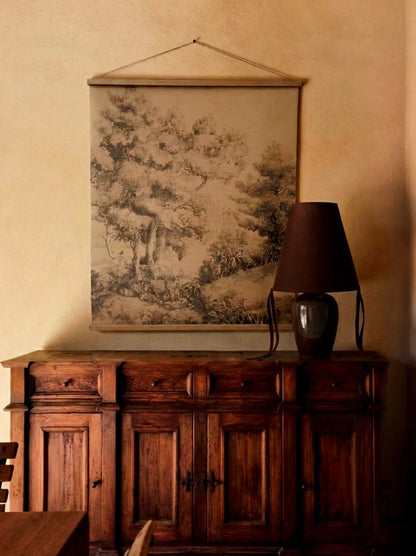 Verdure Sous la Lisière des Bois (tapestry print on linen)
