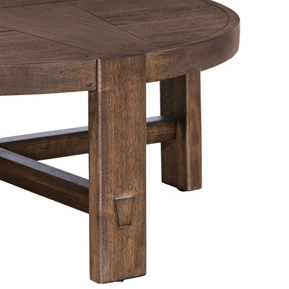 Abstract Coffee Table | Smoked Acacia