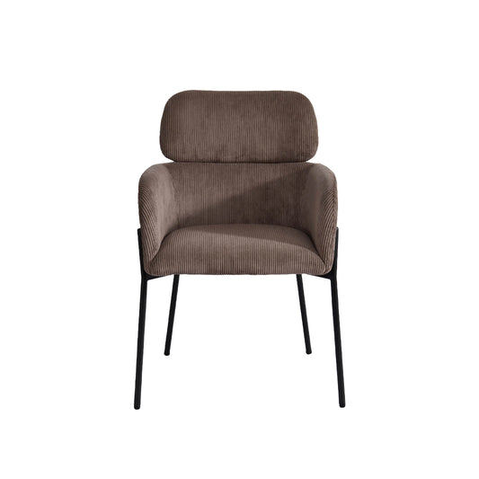 Allegra Dining Chair | Corduroy Brown