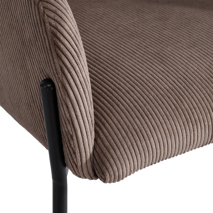 Allegra Dining Chair | Corduroy Brown