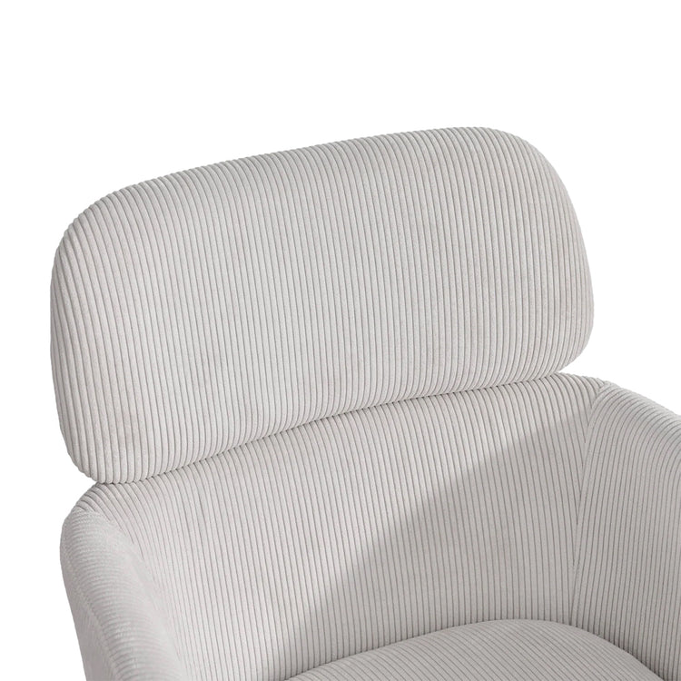 Allegra Dining Chair | Corduroy White