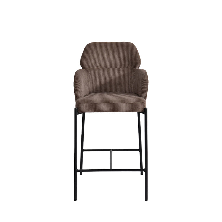 Allegra Counter Stool | Corduroy Brown