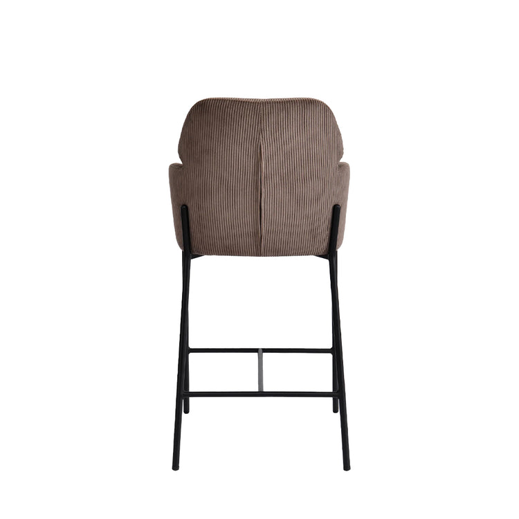 Allegra Counter Stool | Corduroy Brown