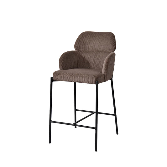 Allegra Counter Stool | Corduroy Brown