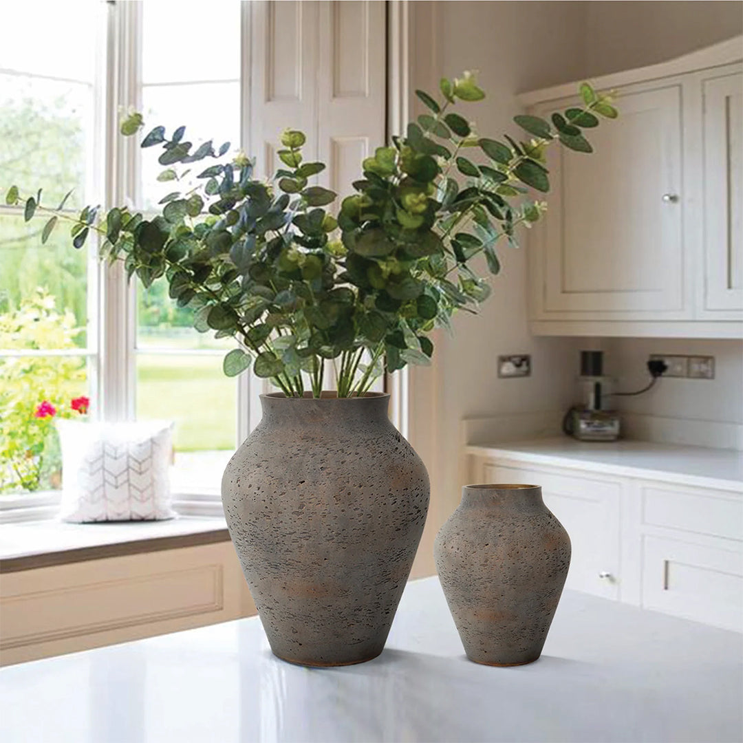 Amphora Large Vase | Rustic Brown