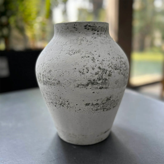 Amphora Medium Vase | Antique White