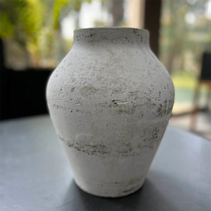 Amphora Medium Vase | Antique White