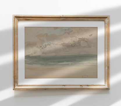 Vintage Coastal Landscape Art Print L0102