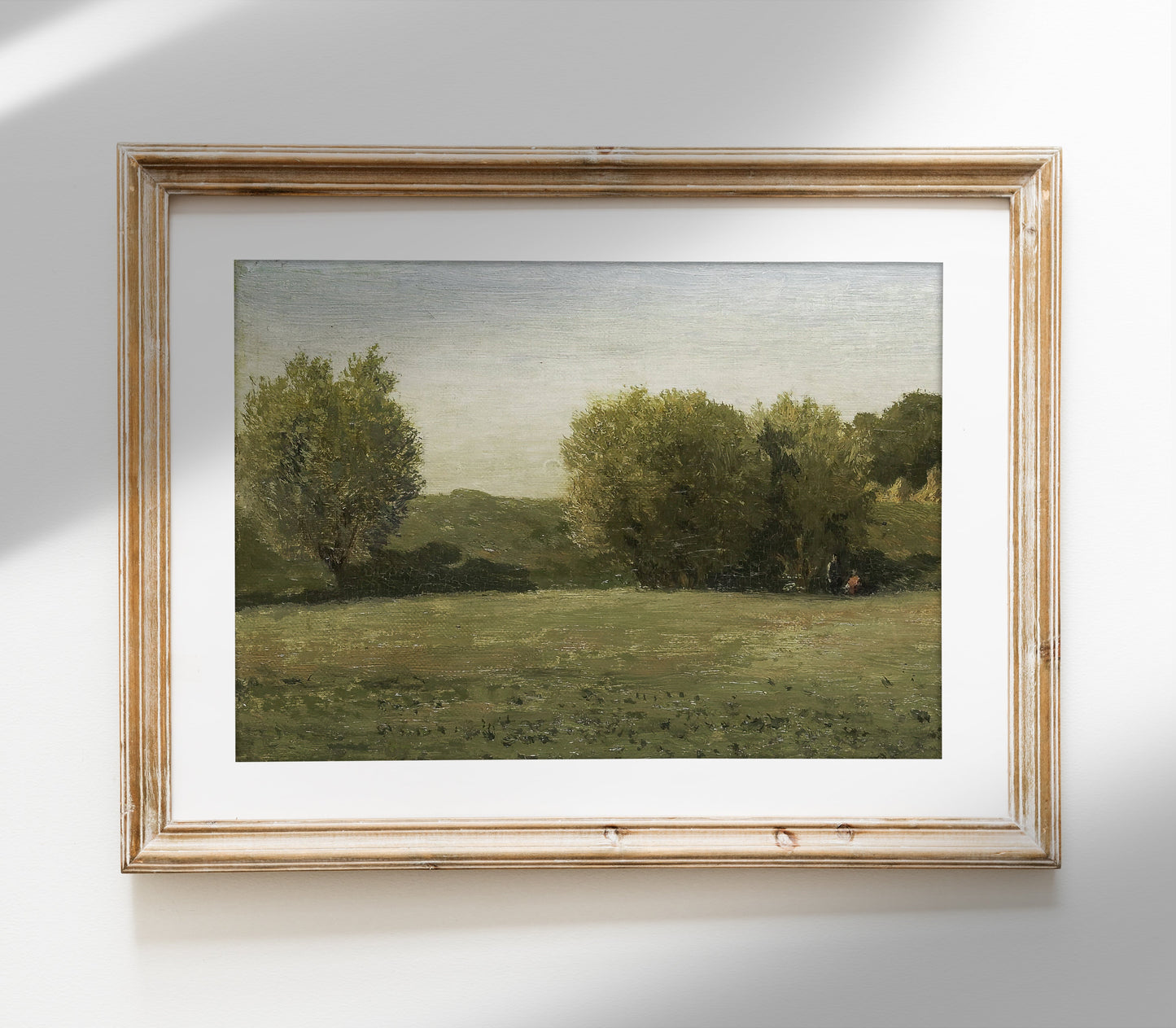 Vintage Earth Tones Landscape Art Print L0221B