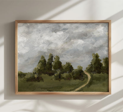Brewing Storm | Landscape Art Print | Road Trip Series | RT130