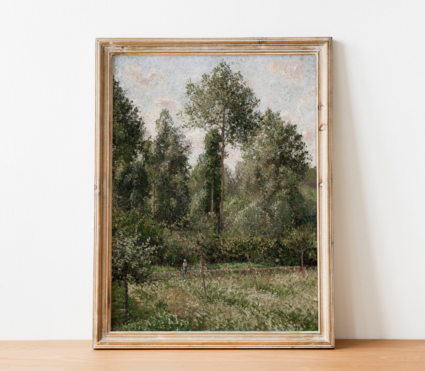 Vintage Tree Landscape Art Print L0192