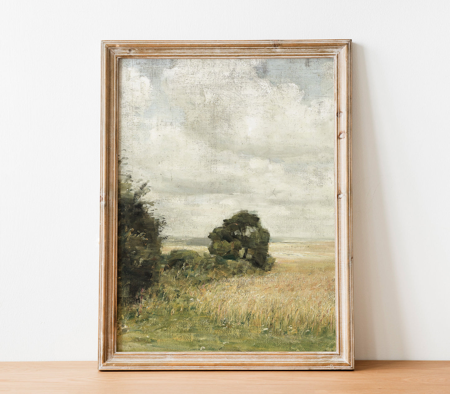 Vintage Field Landscape Art Print L0156