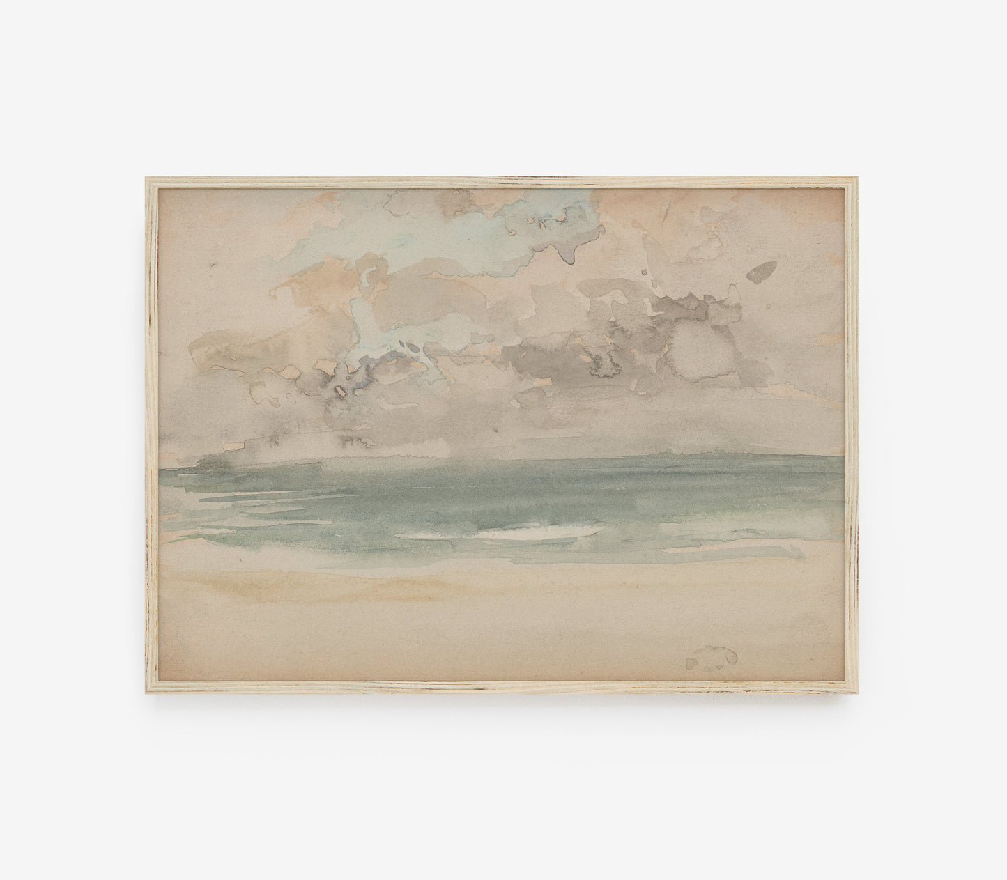 Vintage Coastal Landscape Art Print L0102