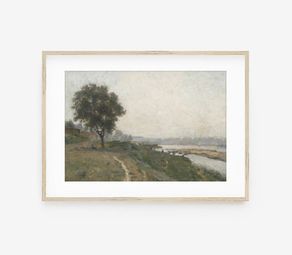 Vintage Overcast Landscape Art Print L0162