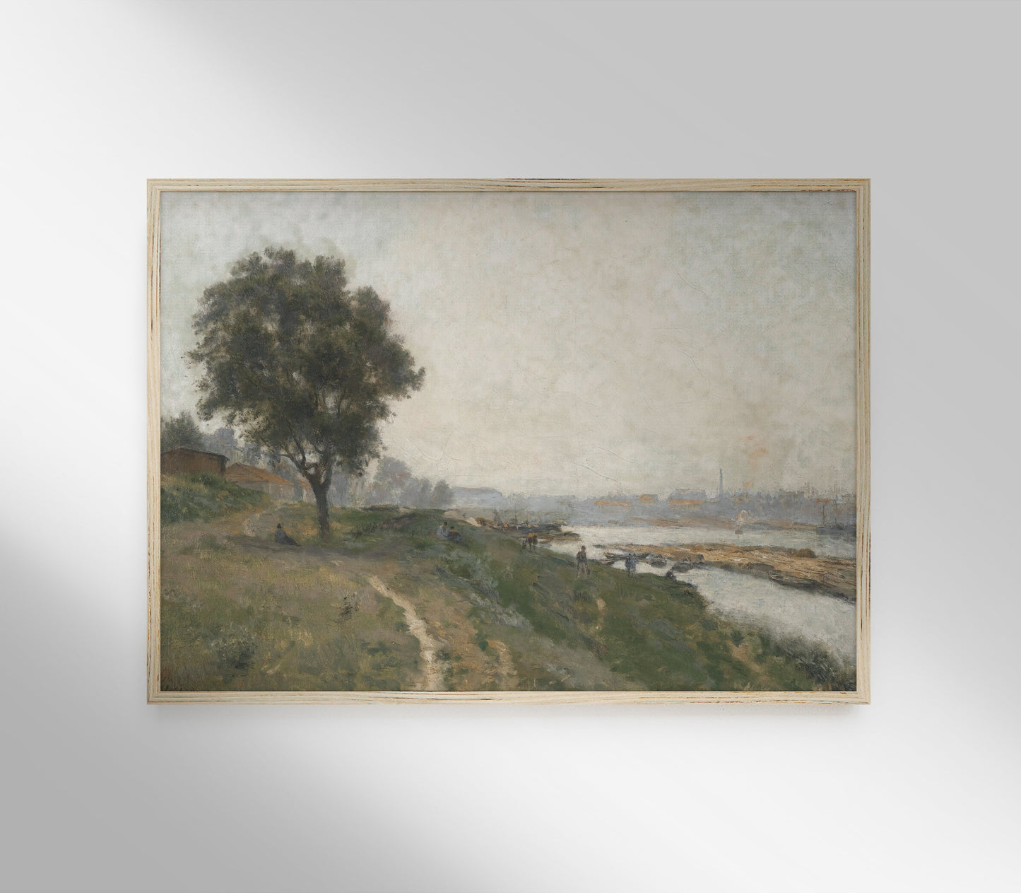 Vintage Overcast Landscape Art Print L0162
