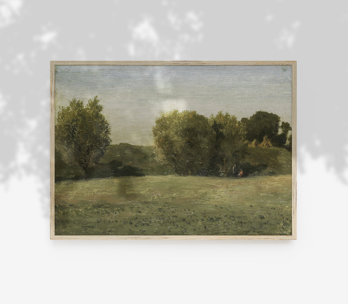 Vintage Earth Tones Landscape Art Print L0221B