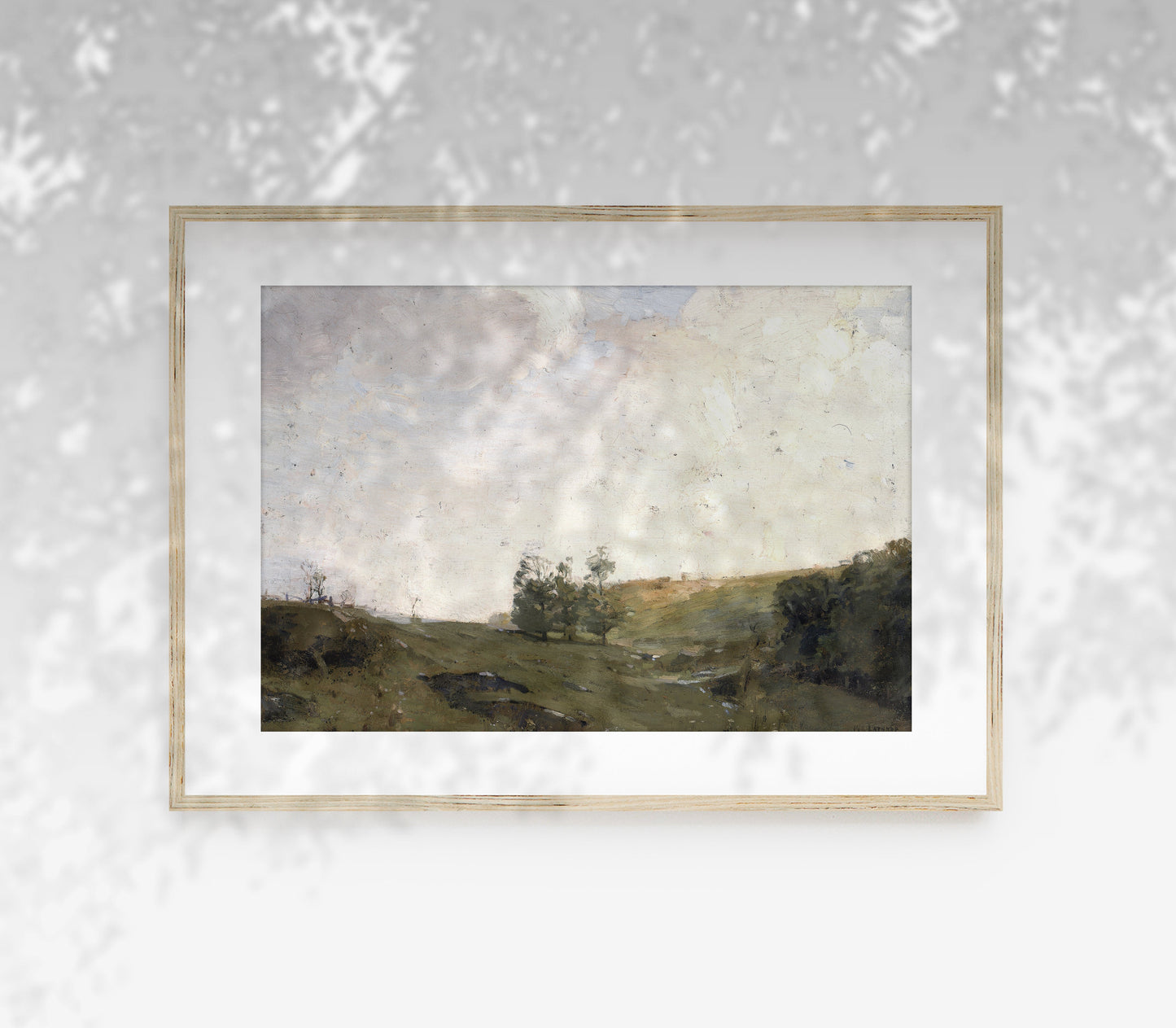 Vintage Country Landscape Art Print L0123