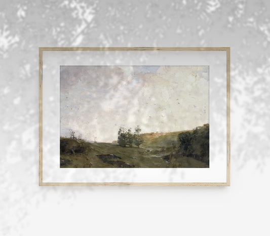 Vintage Country Landscape Art Print L0123