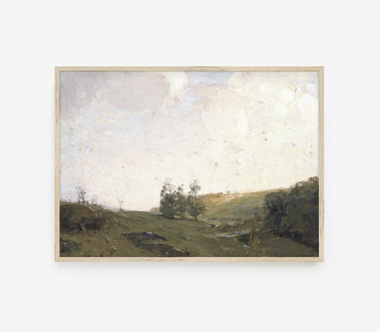Vintage Country Landscape Art Print L0123