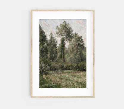 Vintage Tree Landscape Art Print L0192