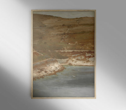Antique Coast Landscape Art Print L0203