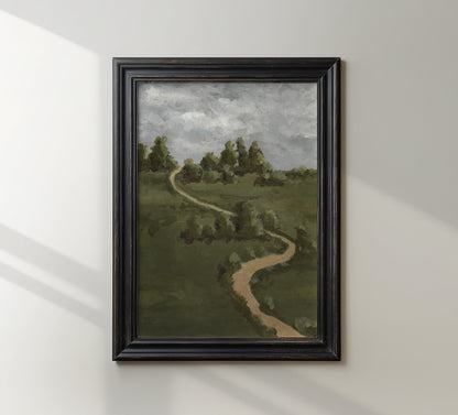 Uphill | Landscape Art Print | Road Trip Series | RT100