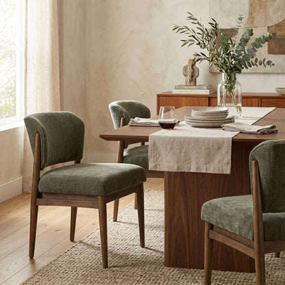 Athens Dining Chair | Olive Chenille (Set of 2)