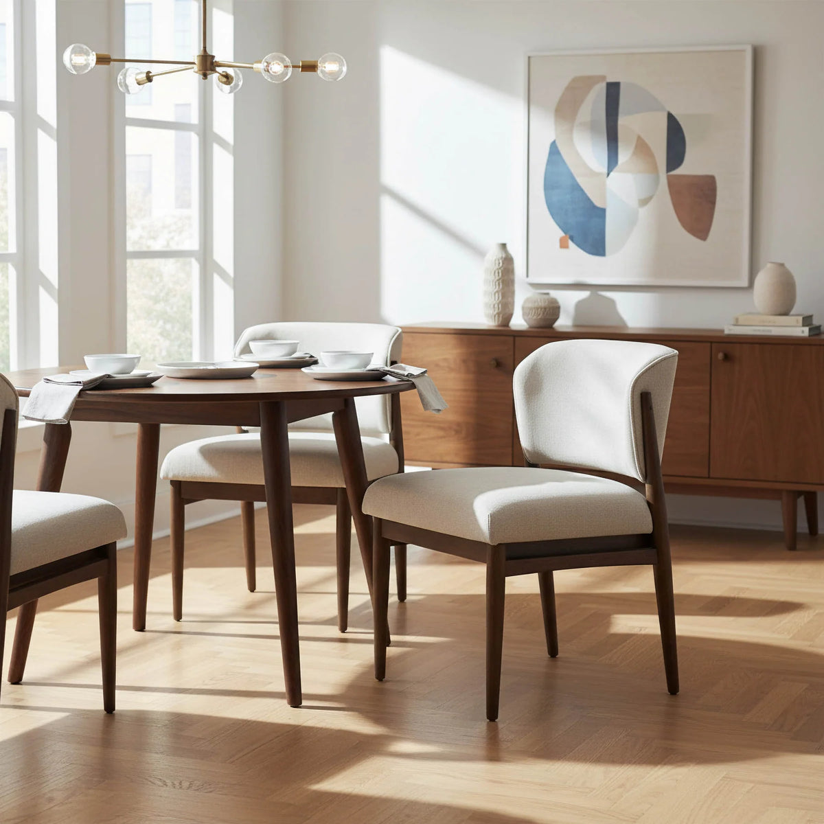 Athens Dining Chair | Linen Taupe (Set of 2)