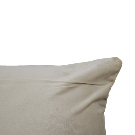 Beige Velvet Cushion