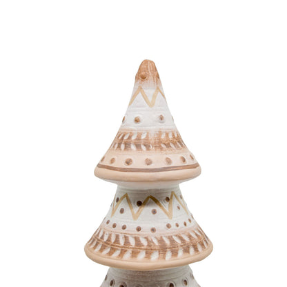 Brown Tiered Fir Tree