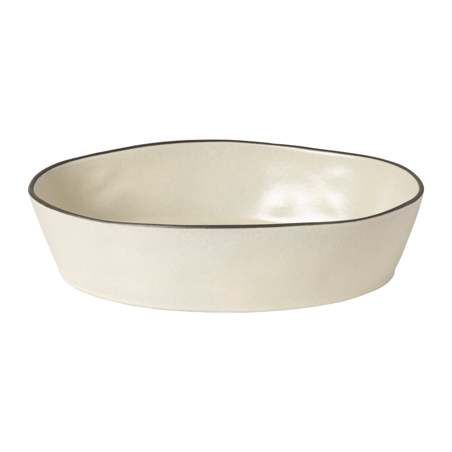 Stacked Organic Oval Baker | Salt