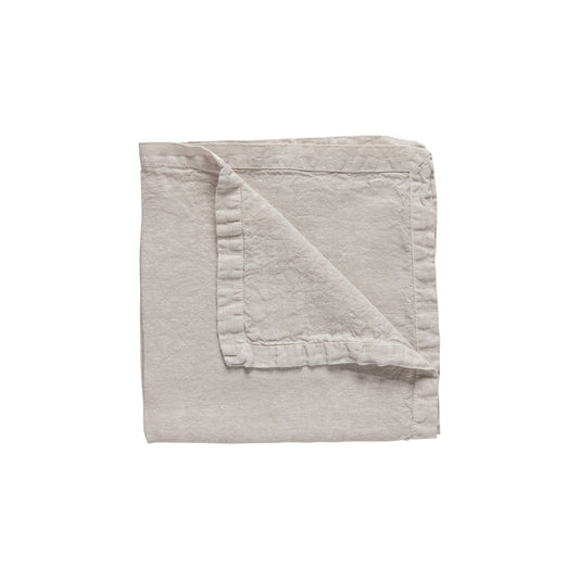Maria Linen Runner | Cloud Grey