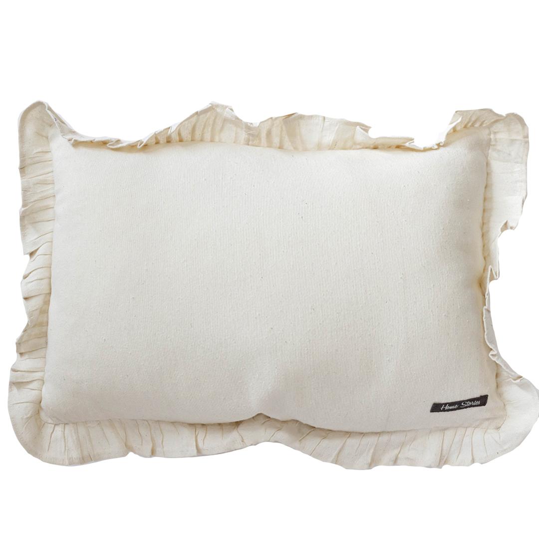 Calla Ruffle Trim Cushion
