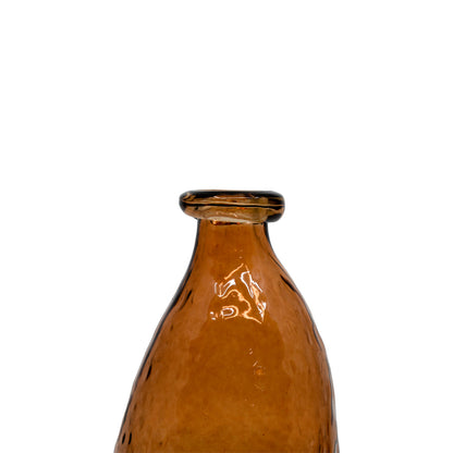 Campbell Amber Ripple Vase