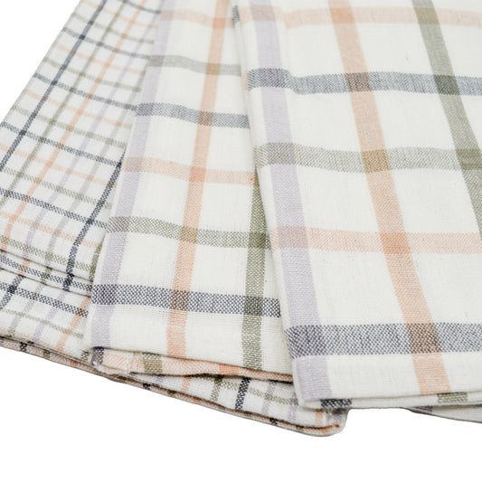 Catalina Check Tea Towels - Set of 3